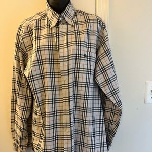 Men long sleeve button up shirt